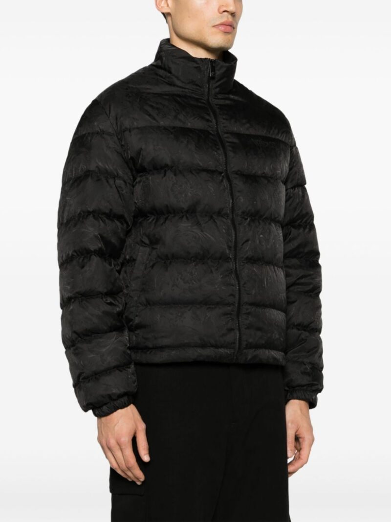 Versace Barocco-print padded jacket