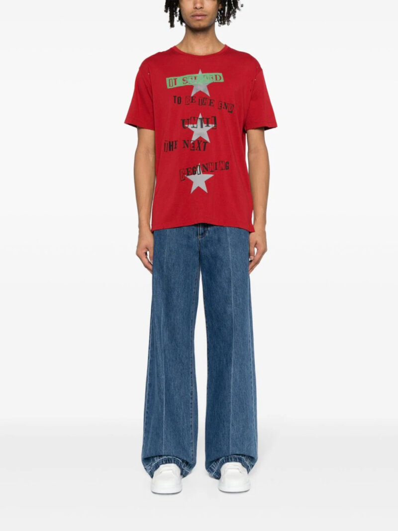 Valentino Garavani slogan-print cotton T-shirt
