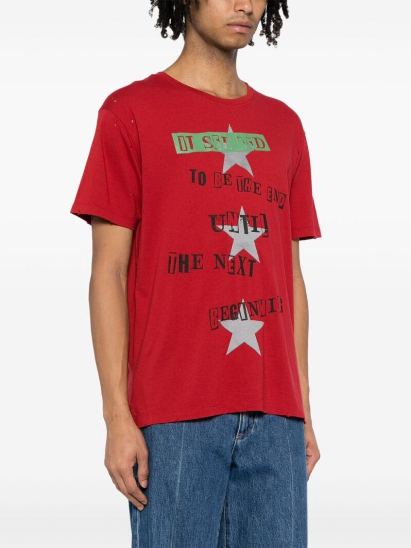 Valentino Garavani slogan-print cotton T-shirt