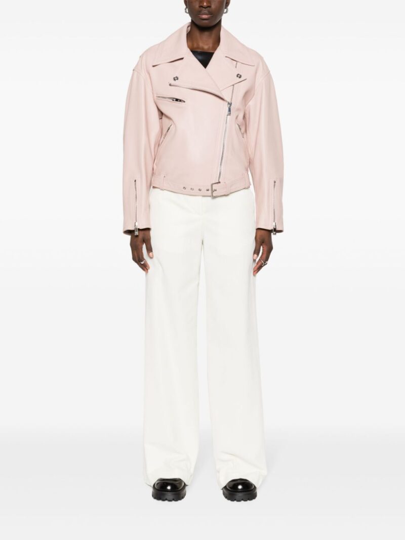 Versace  leather biker jacket