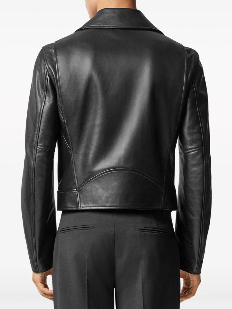 Versace  leather biker jacket