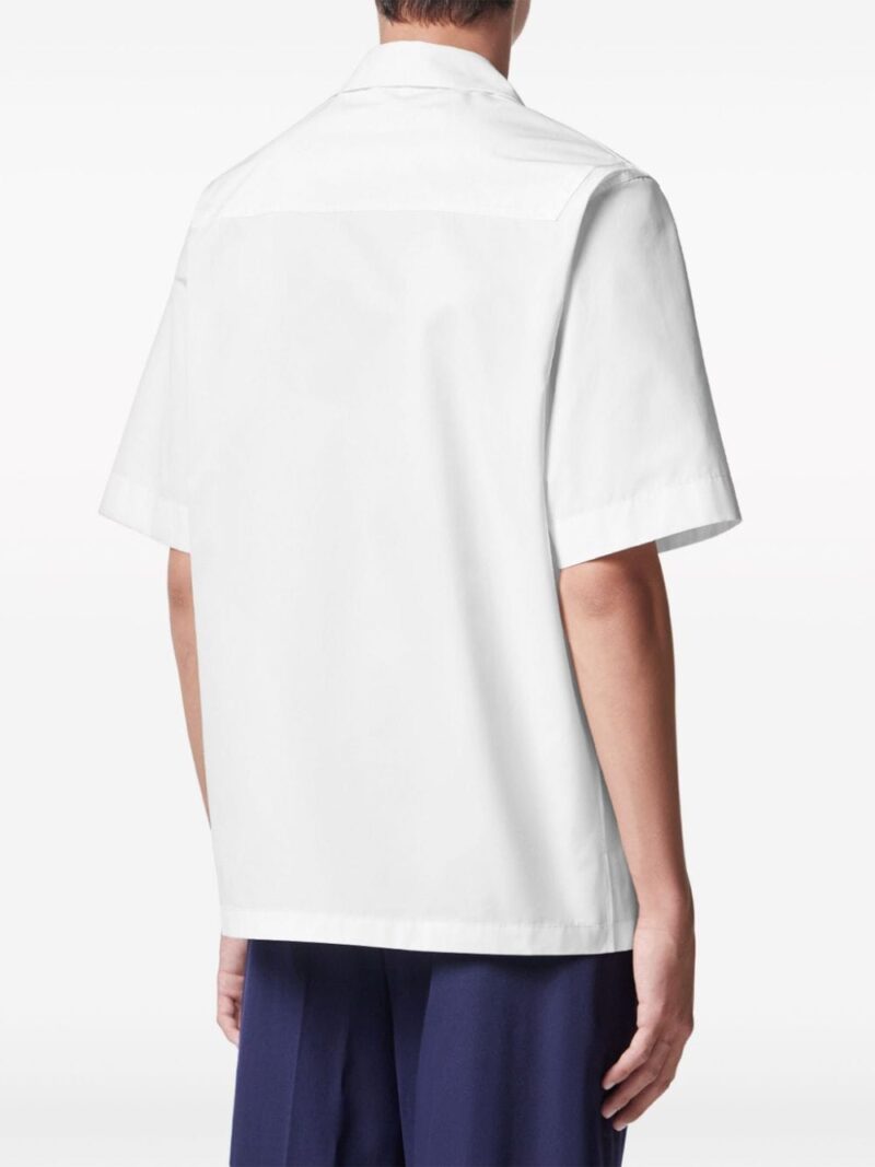 Versace logo-embroidered short-sleeve shirt