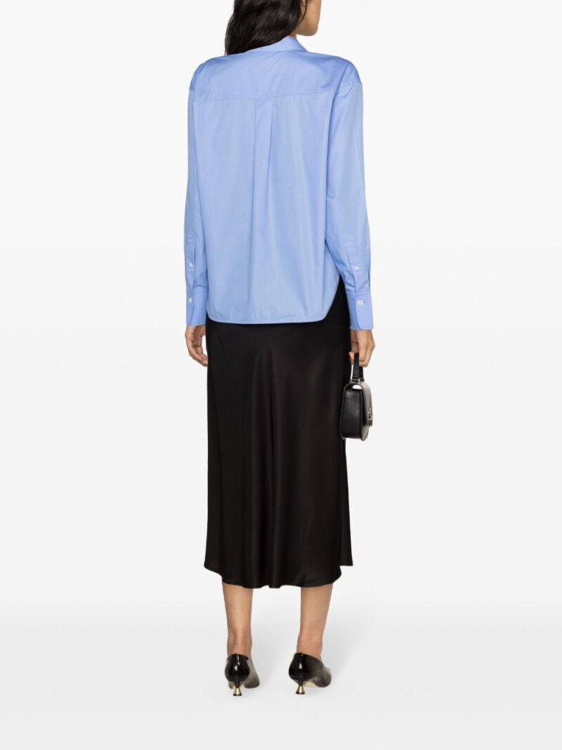 Victoria Beckham  logo-embroidered cotton shirt