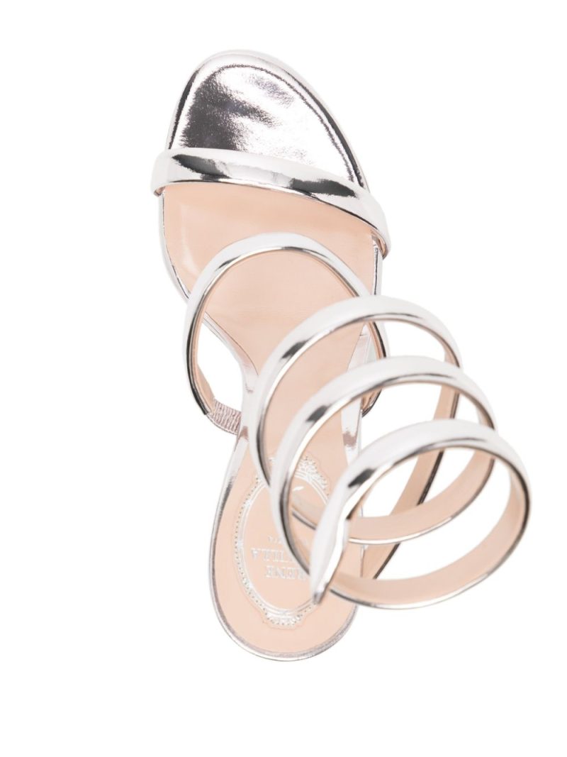 René Caovilla  Cleo 90mm leather sandals