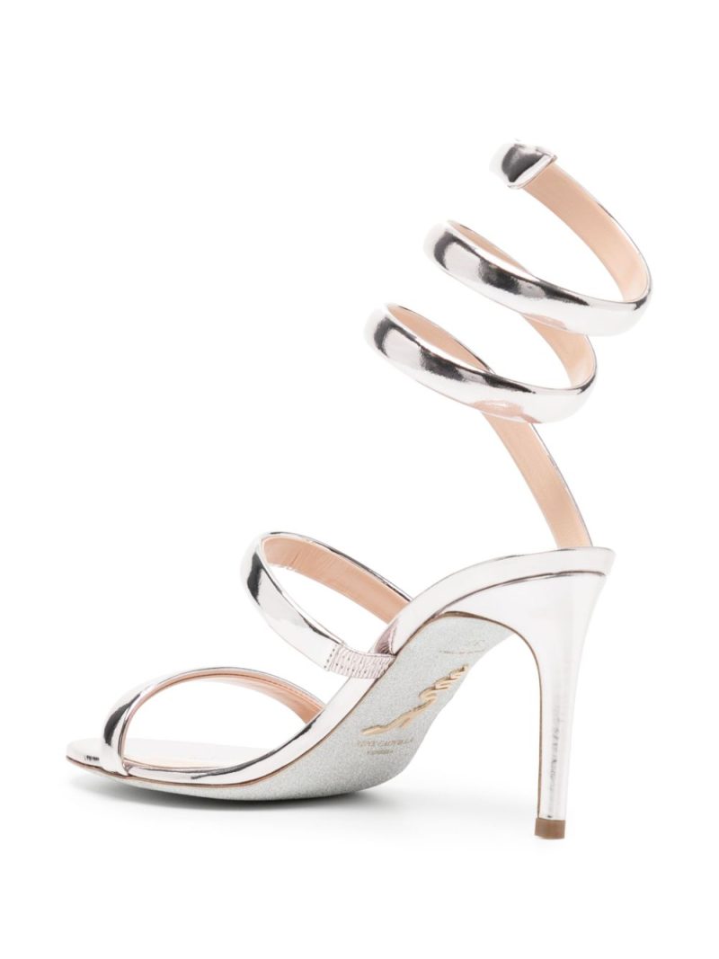 René Caovilla  Cleo 90mm leather sandals