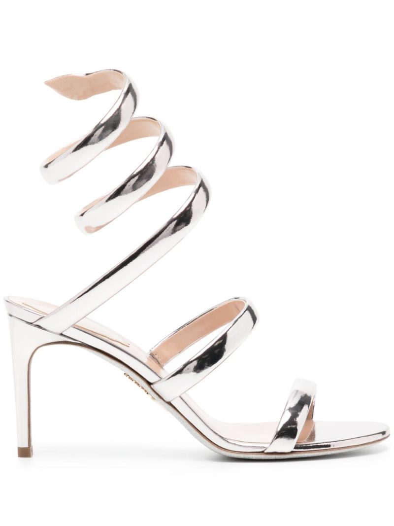 René Caovilla  Cleo 90mm leather sandals