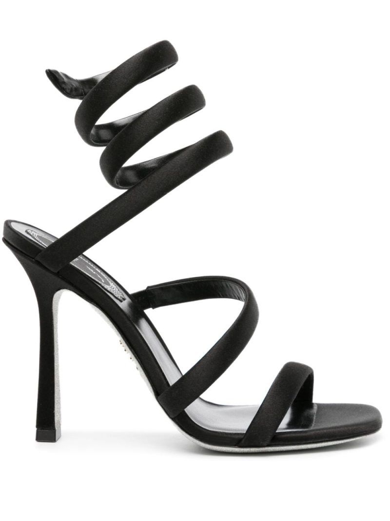 René Caovilla  Cleo 105mm leather sandals