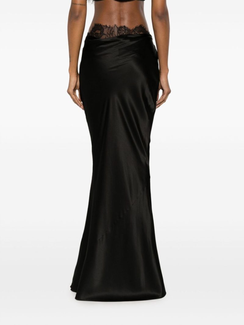 Retrofete  Cecilia low-rise maxi skirt
