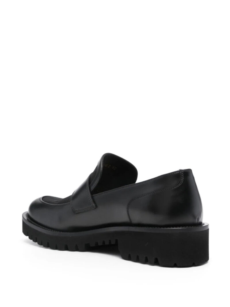 Valentino Garavani  Toile Iconographe leather loafers
