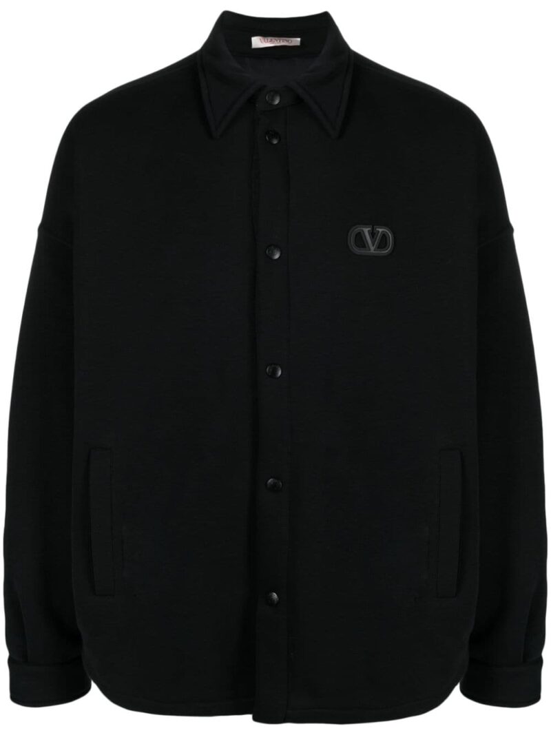 Valentino Garavani padded jersey shirt jacket