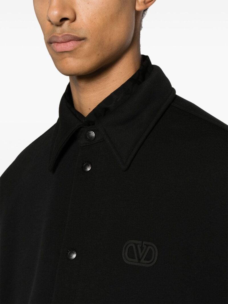 Valentino Garavani padded jersey shirt jacket