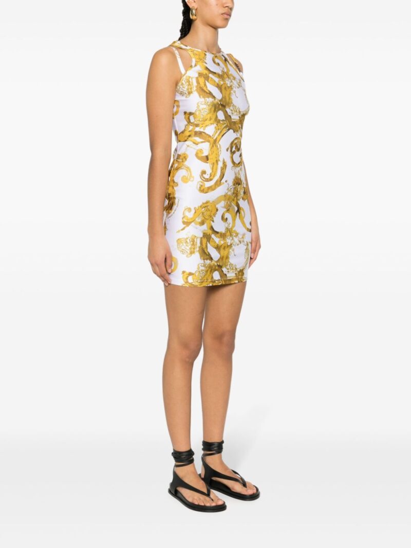 Versace Jeans Couture Watercolour Couture-print minidress