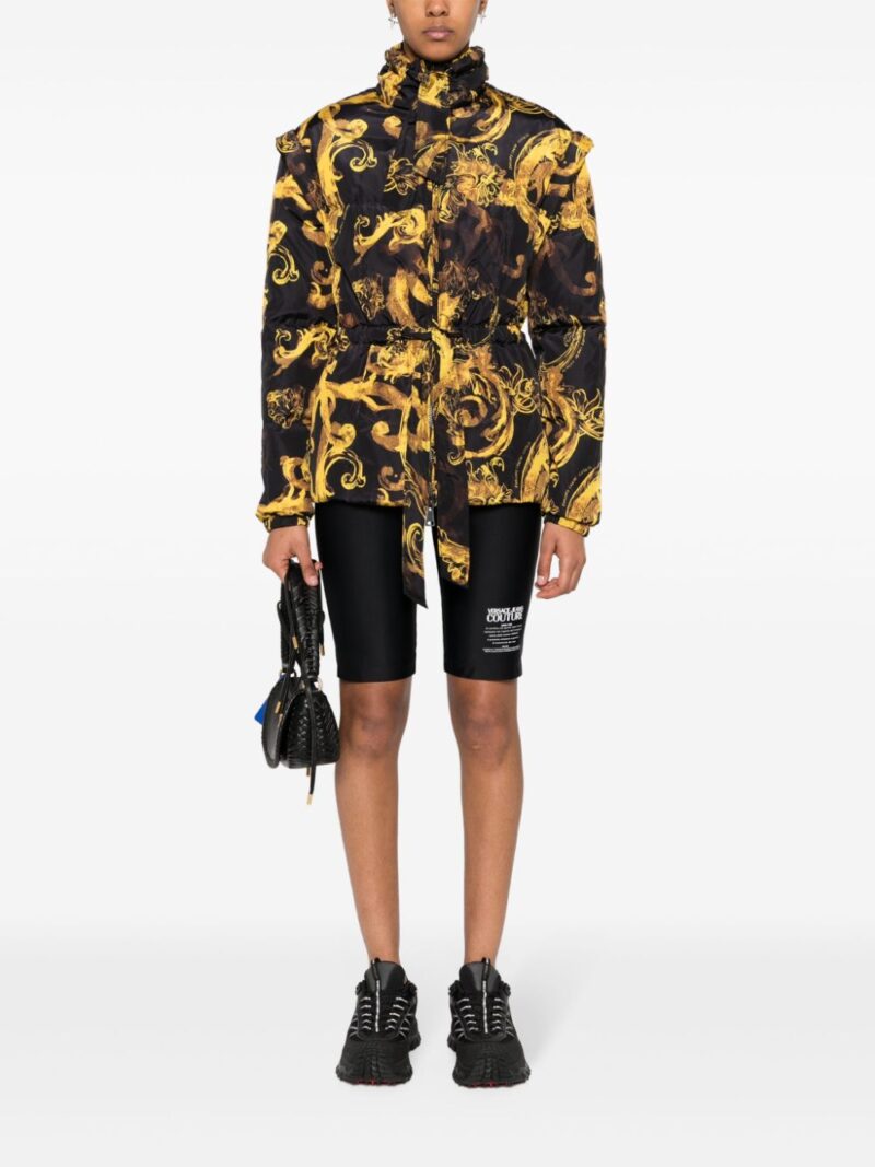 Versace Jeans Couture  Barocco-print down jacket