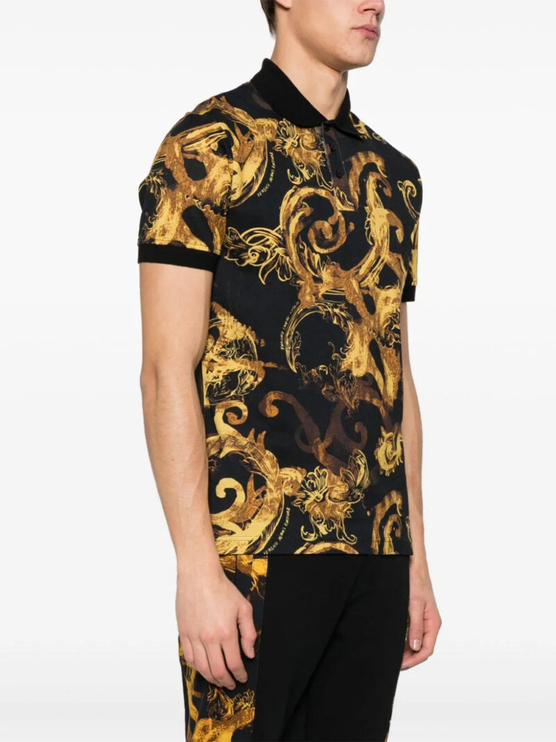Versace Jeans Couture Watercolour Couture polo shirt