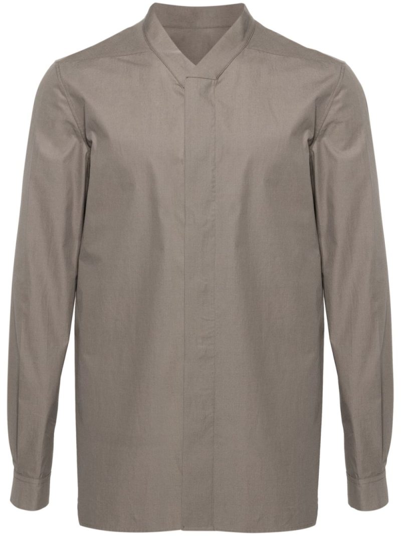 Rick Owens  Faun snap-up shirt