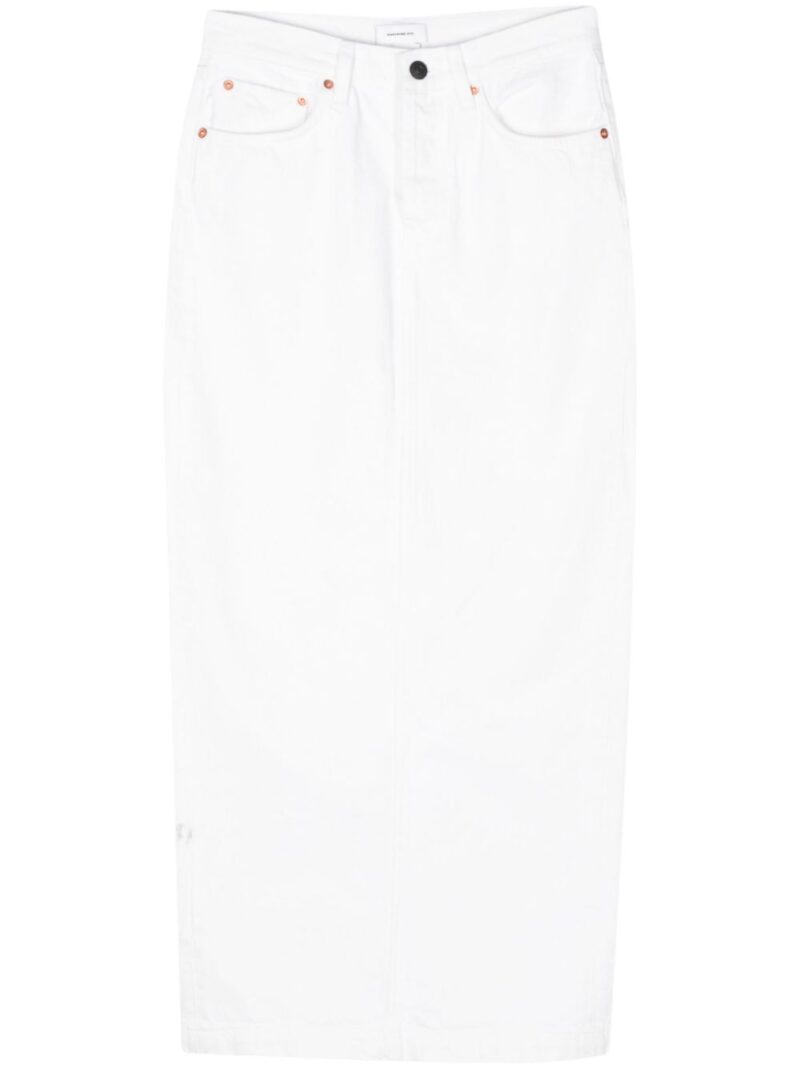 WARDROBE.NYC  Denim Column maxi skirt