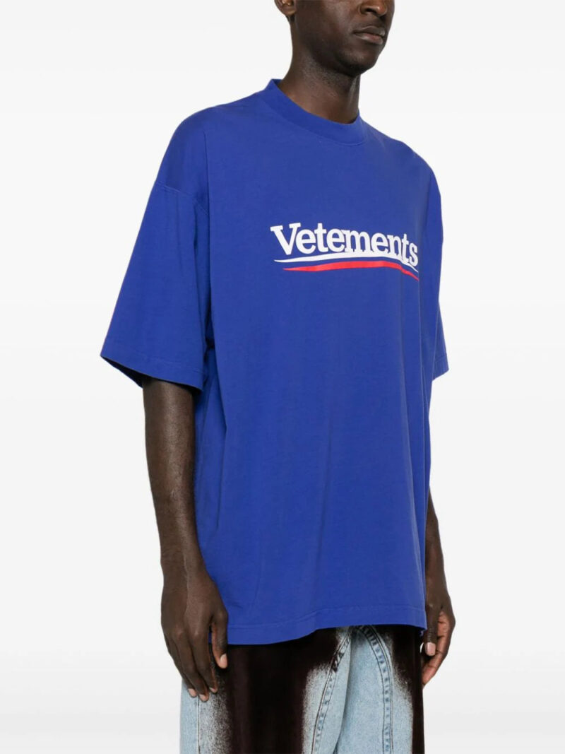 VETEMENTS  logo-print cotton T-shirt