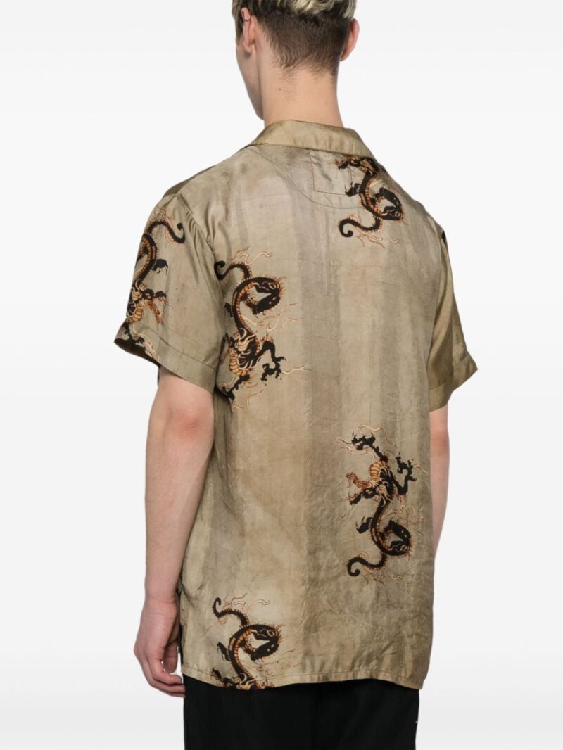 Uma Wang  Terry dragon-print shirt