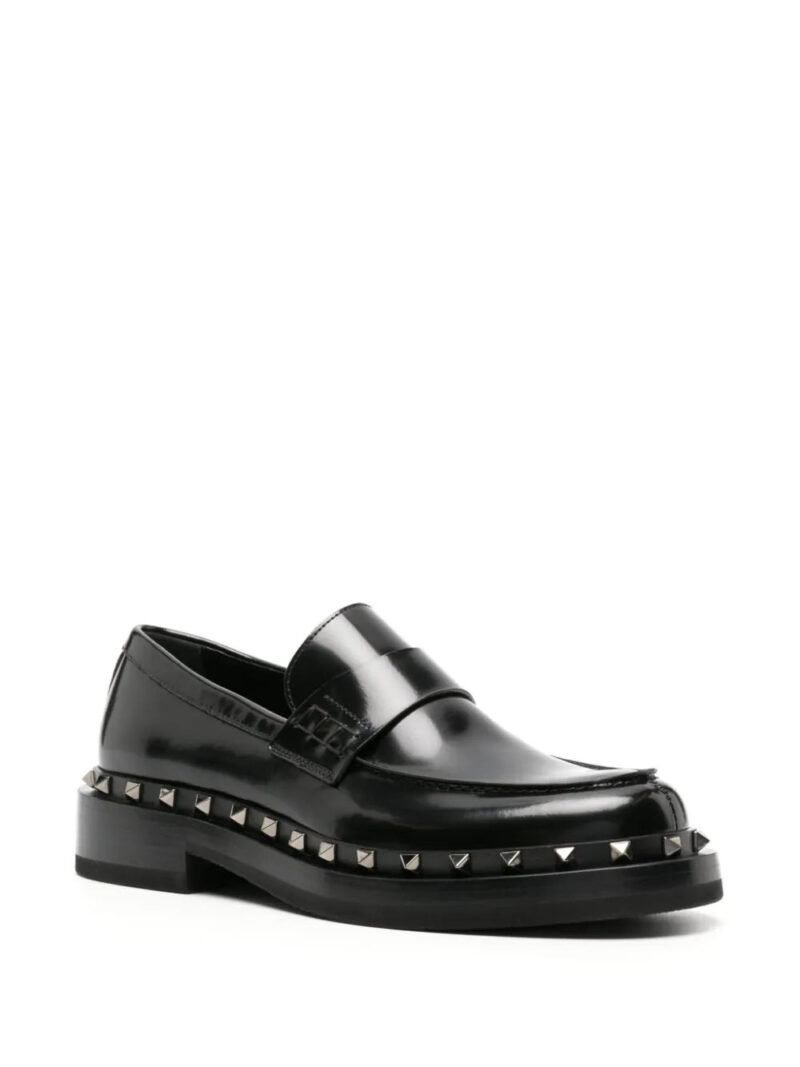 Valentino Garavani  Rockstud M-way leather loafers