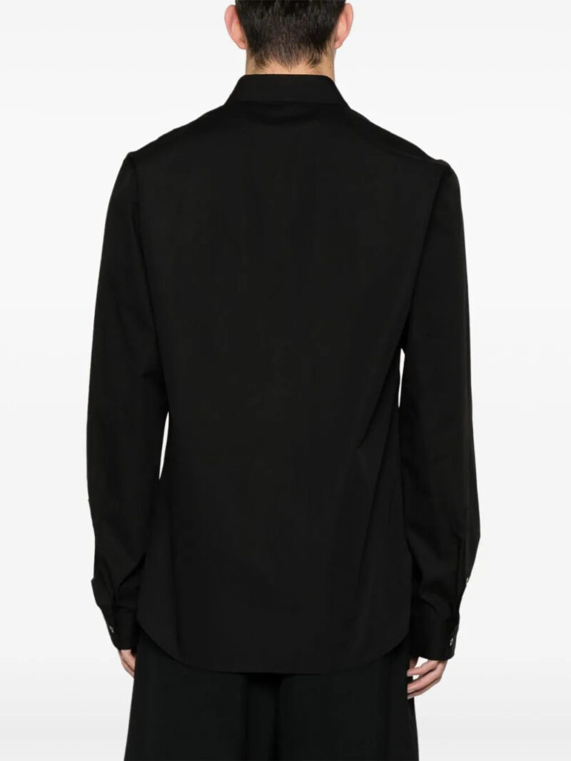 Versace Jeans Couture  logo-embroidered cotton shirt