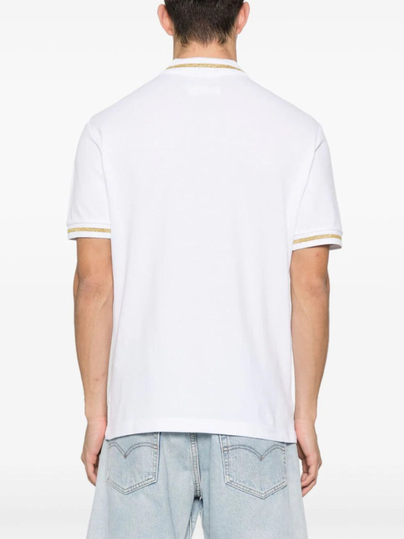 Versace Jeans Couture  logo-embroidered polo shirt