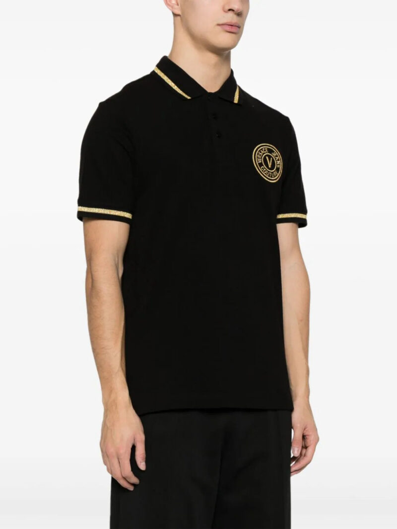 Versace Jeans Couture logo-embroidered polo shirt