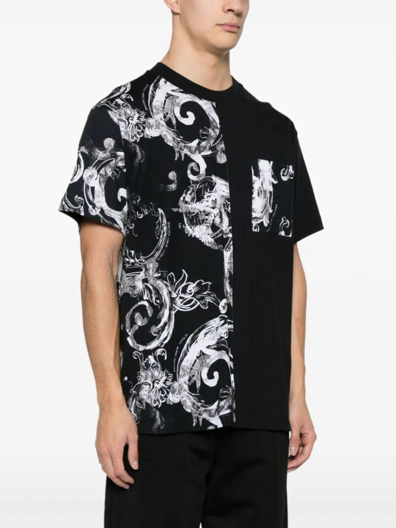 Versace Jeans Couture  barocco-print cotton T-shirt