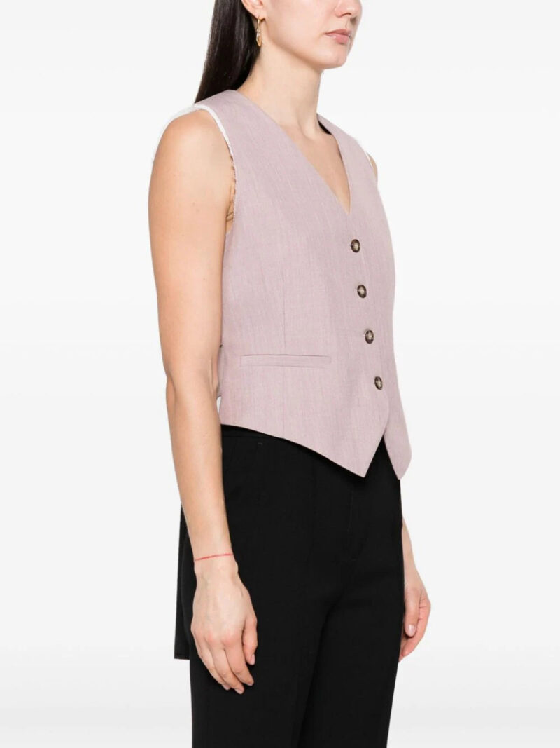 Victoria Beckham  wool buttoned waistcoat