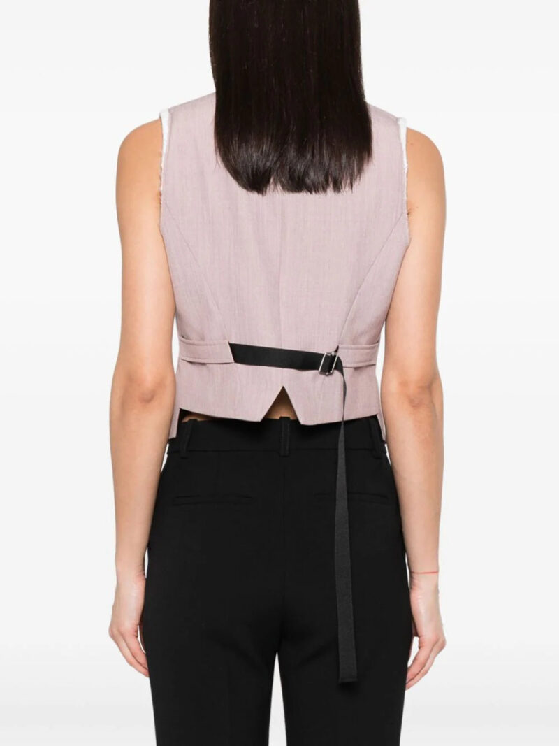 Victoria Beckham  wool buttoned waistcoat