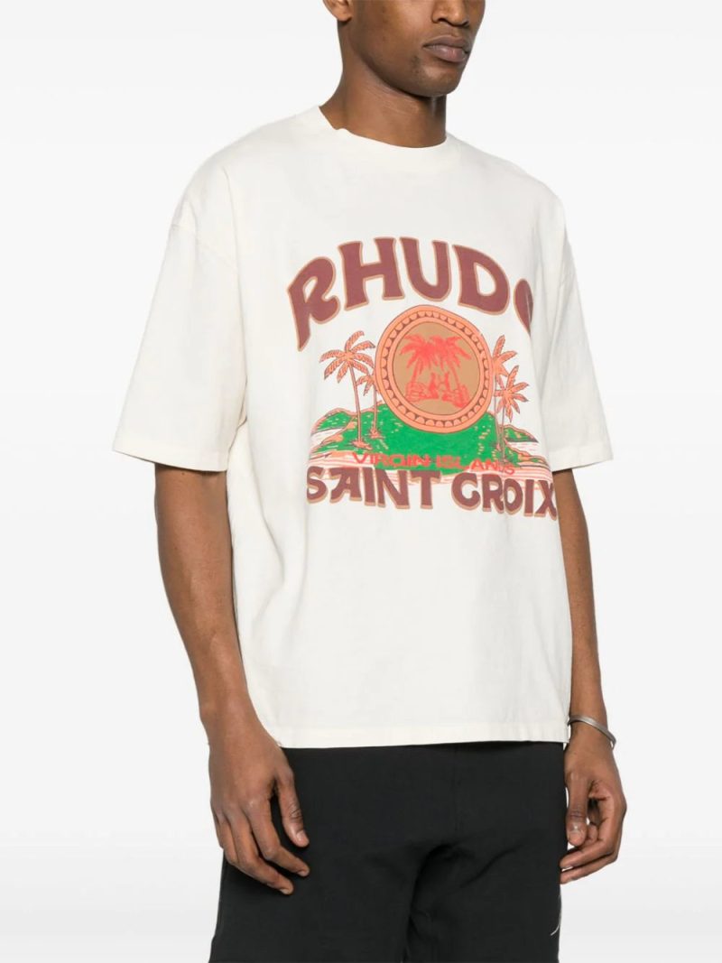 RHUDE  Saint Croix cotton T-shirt