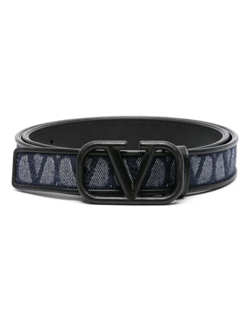 Valentino Garavani  Toile Iconographe reversible belt