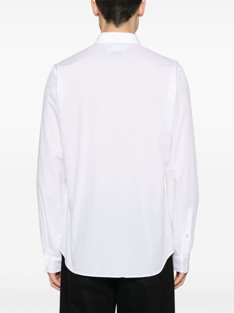Versace Jeans Couture logo-appliqué poplin shirt