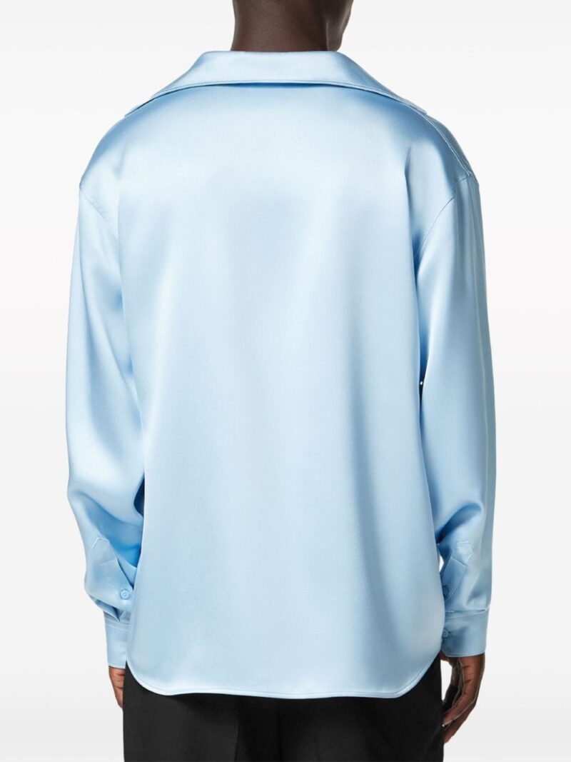 Versace silk-blend shirt