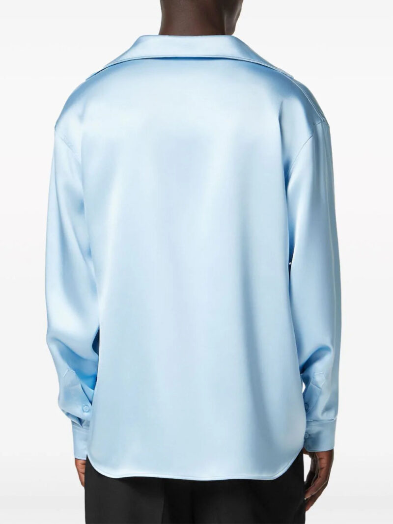 Versace  silk-blend shirt
