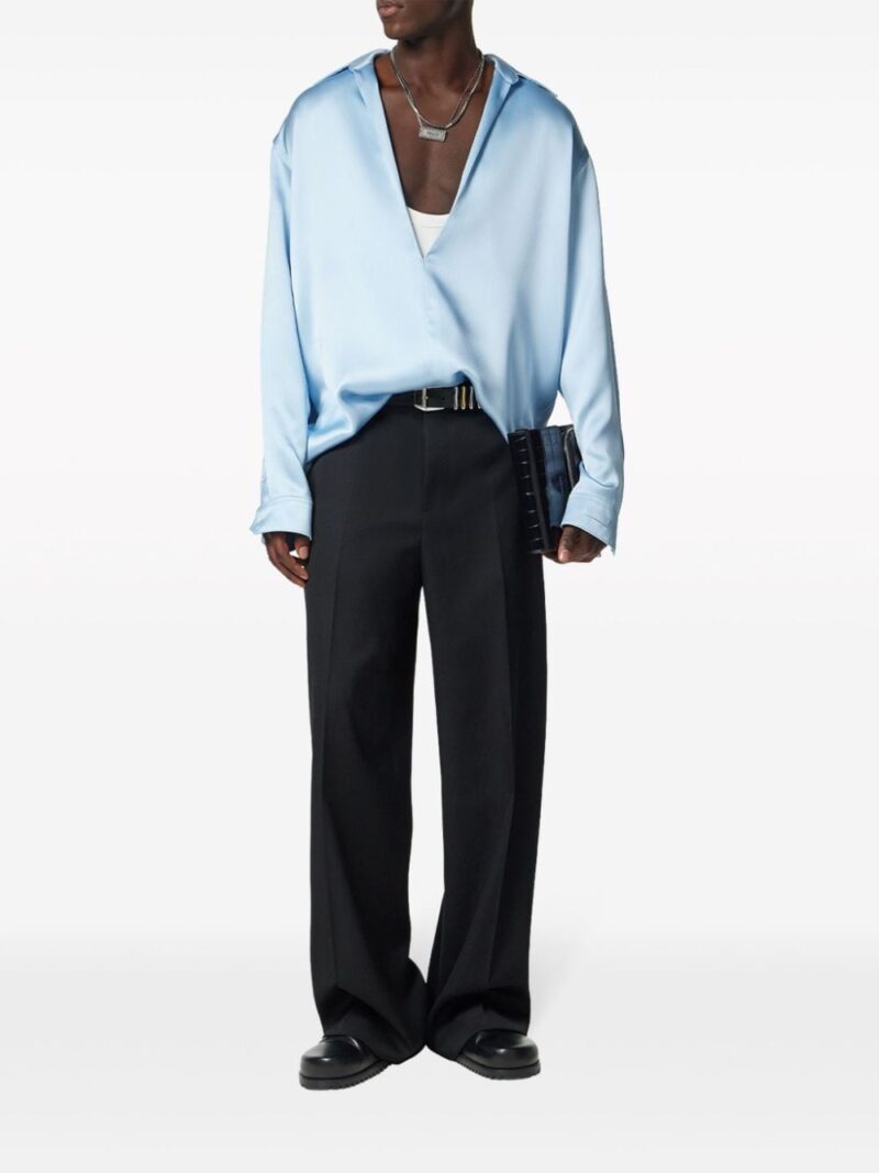 Versace silk-blend shirt