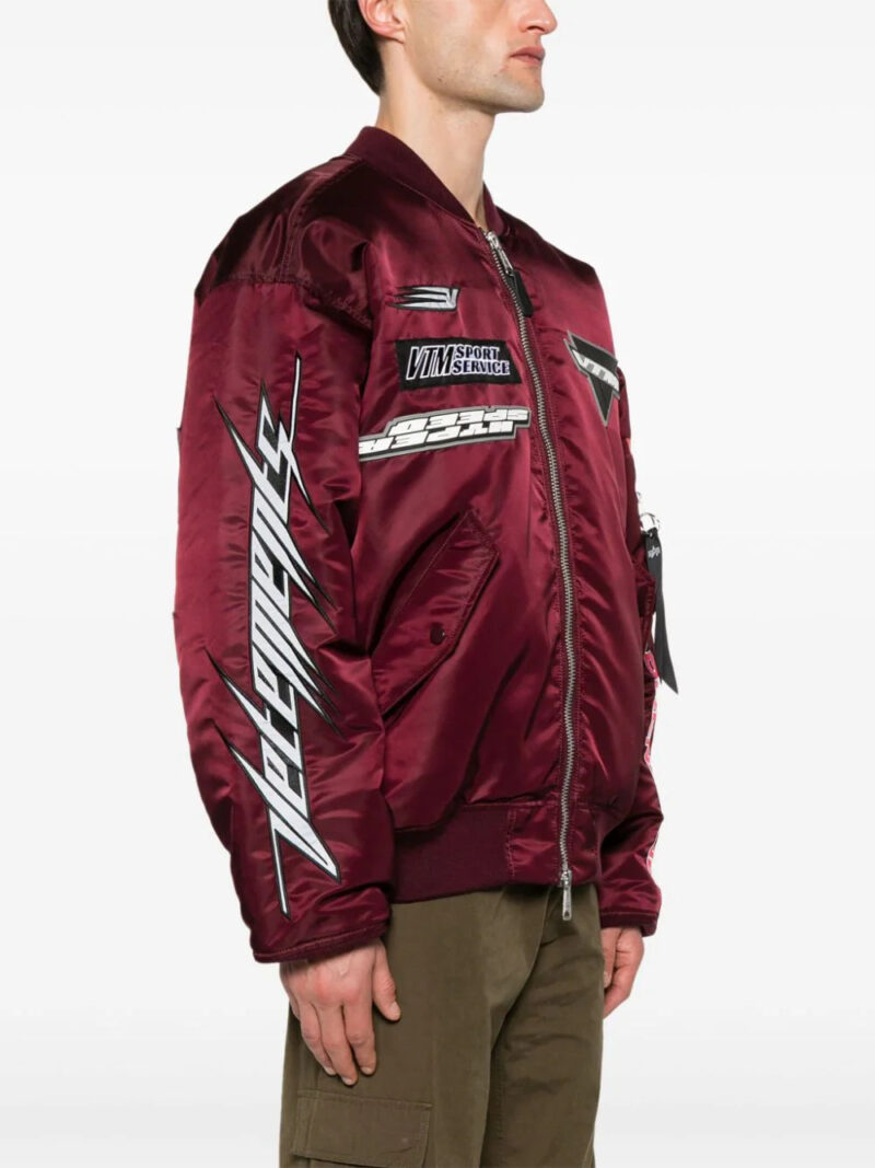 VETEMENTS logo-appliqué bomber jacket