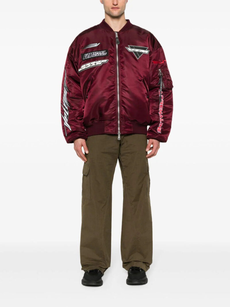 VETEMENTS logo-appliqué bomber jacket