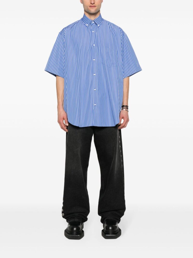 VETEMENTS striped poplin shirt
