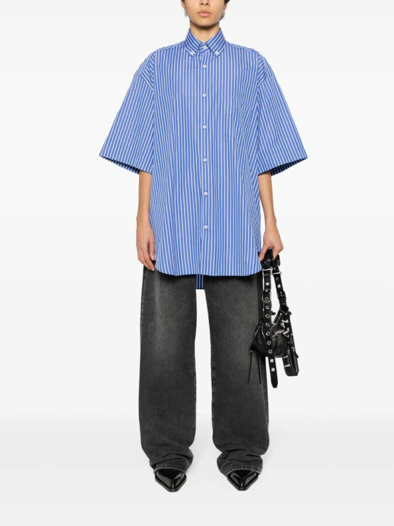 VETEMENTS striped poplin shirt