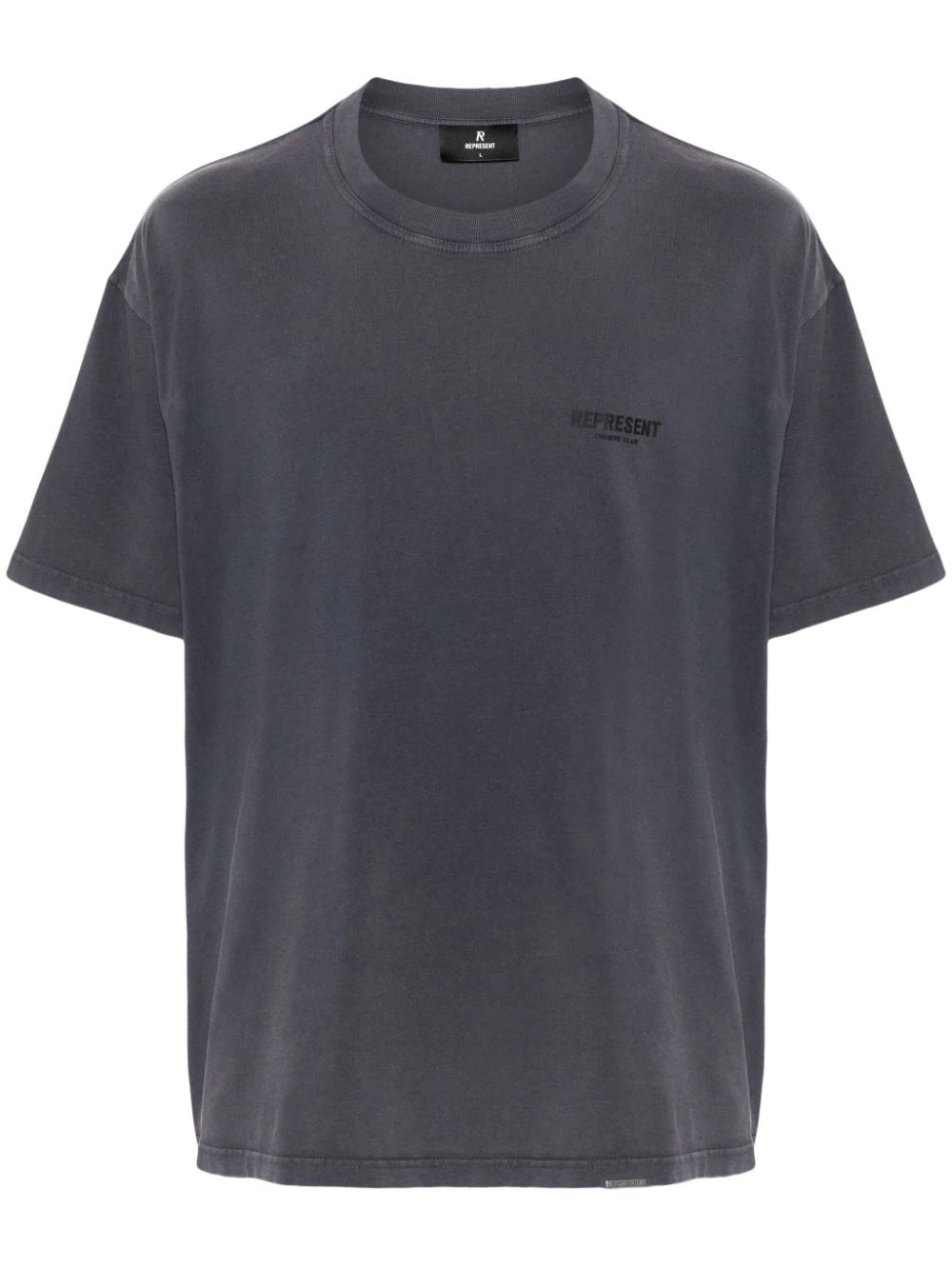 Represent logo-print cotton T-shirt
