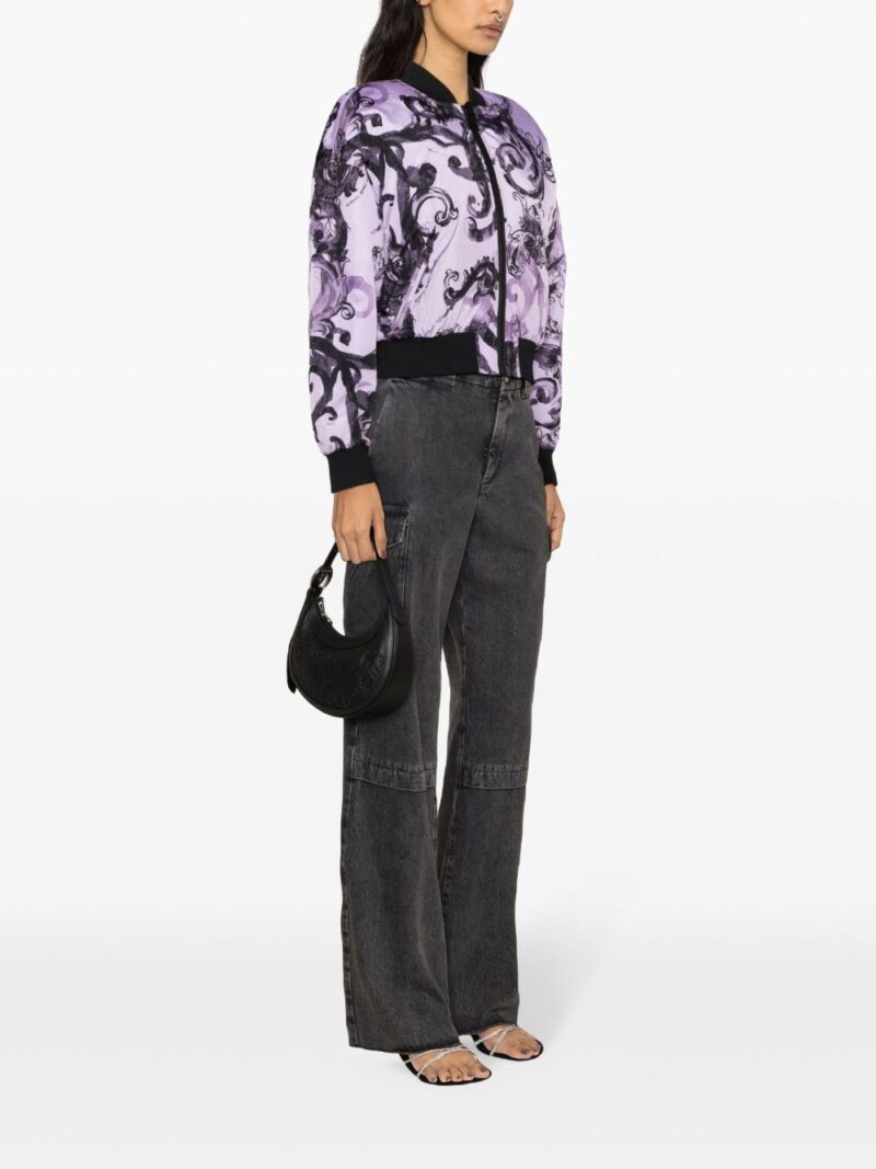 Versace Jeans Couture  Watercolor Couture reversible bomber jacket