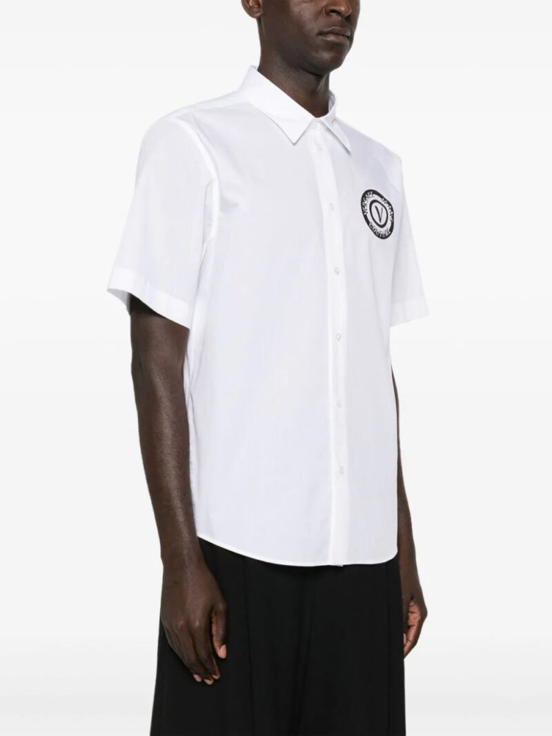 Versace Jeans Couture  V-Emblem poplin shirt