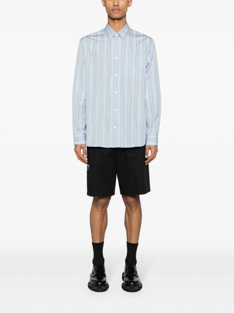 Versace  Nautical Stripe cotton shirt