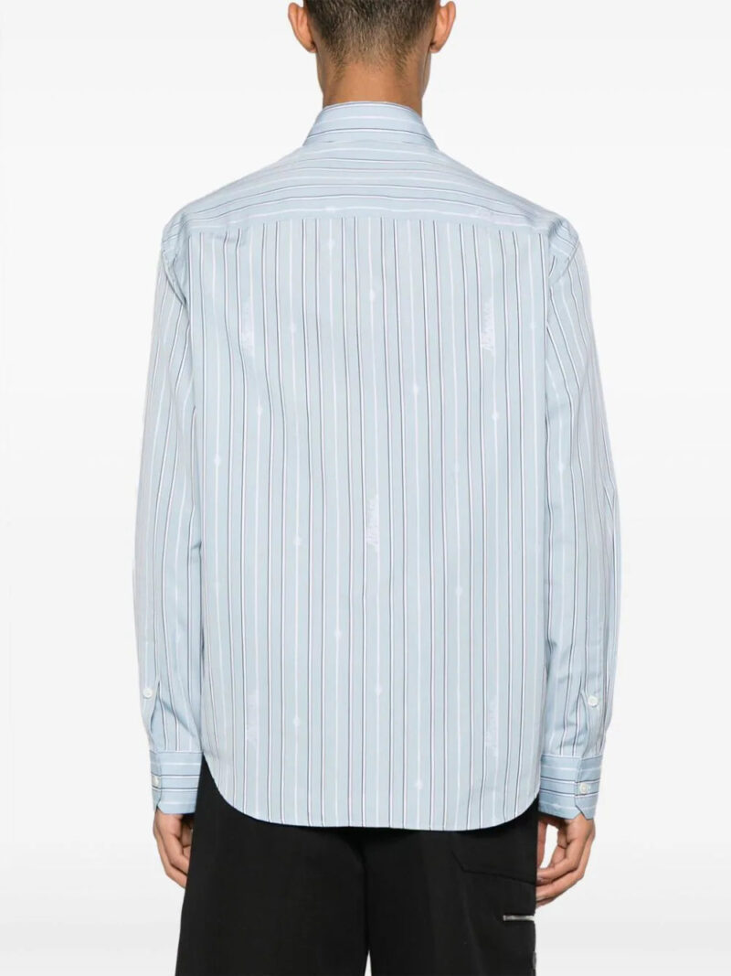 Versace  Nautical Stripe cotton shirt