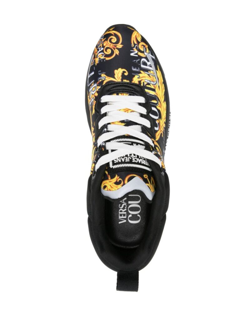 Versace Jeans Couture Barocco-print panelled sneakers