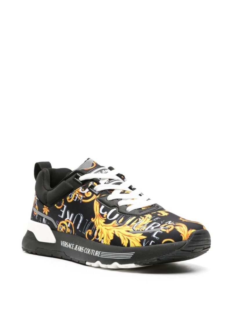 Versace Jeans Couture Barocco-print panelled sneakers
