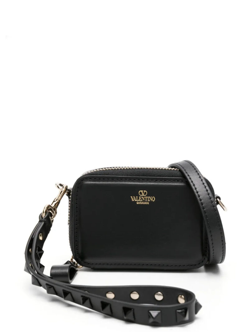 Valentino Garavani  Rockstud leather crossbody wallet