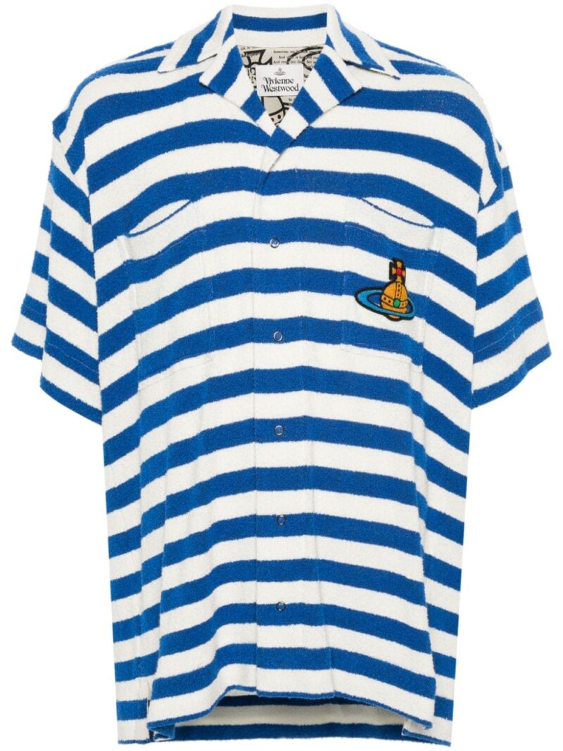 Vivienne Westwood  Orb-patch terrycloth shirt
