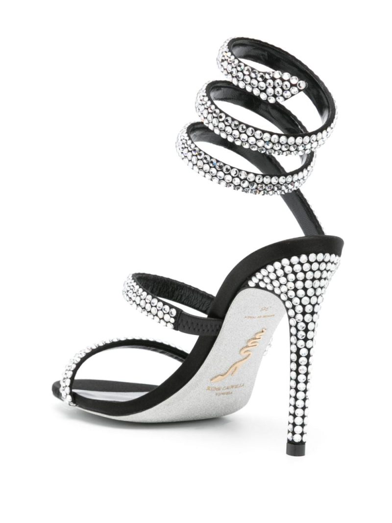 René Caovilla Cleo 105mm rhinestone-embellished sandals