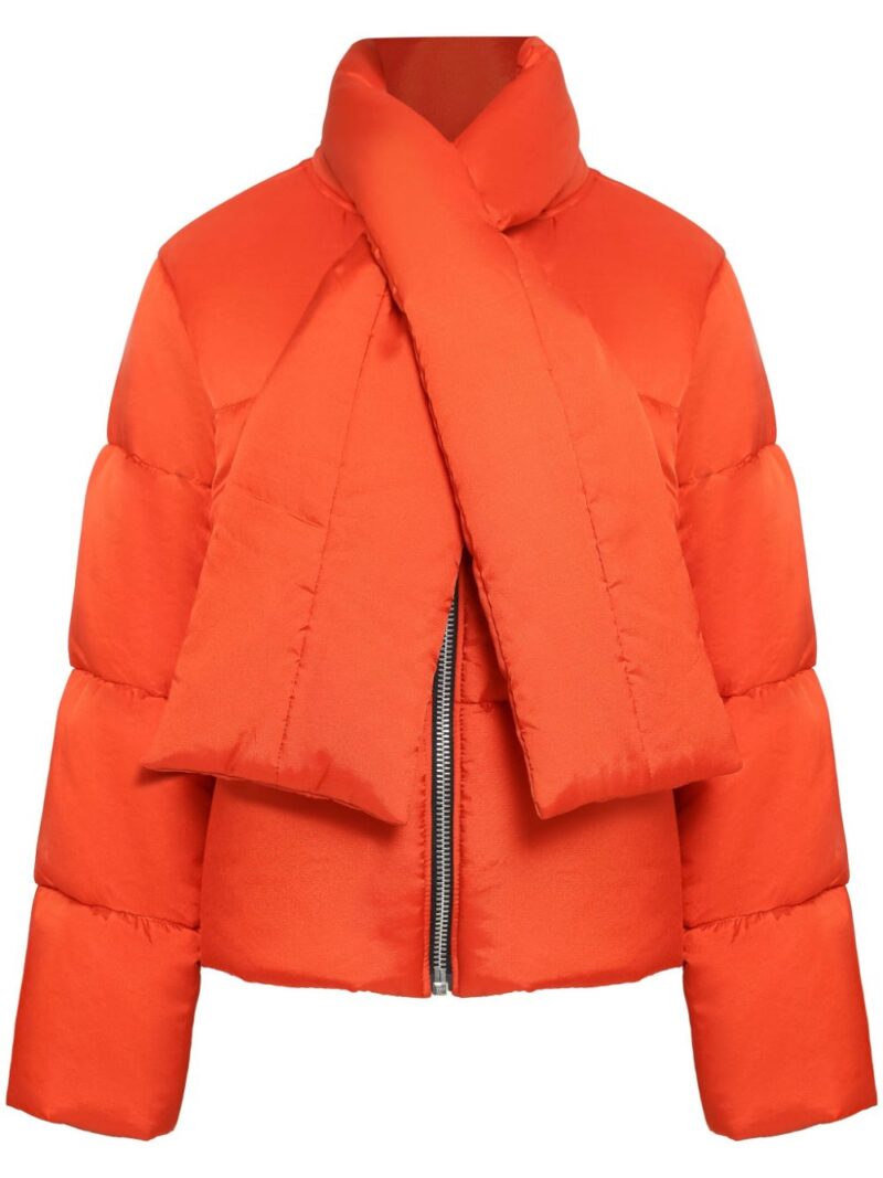 Uma | Raquel Davidowicz  Glutamina scarf-detail puffer jacket